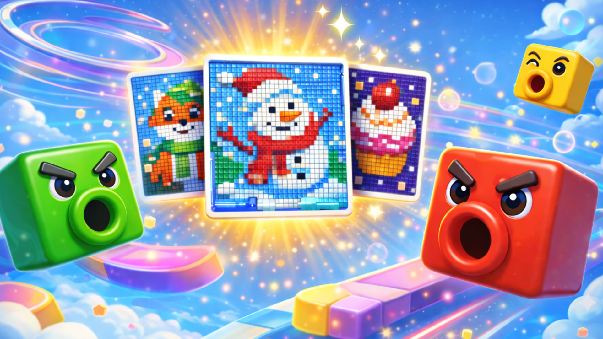 Flow Color: Pixel Puzzle