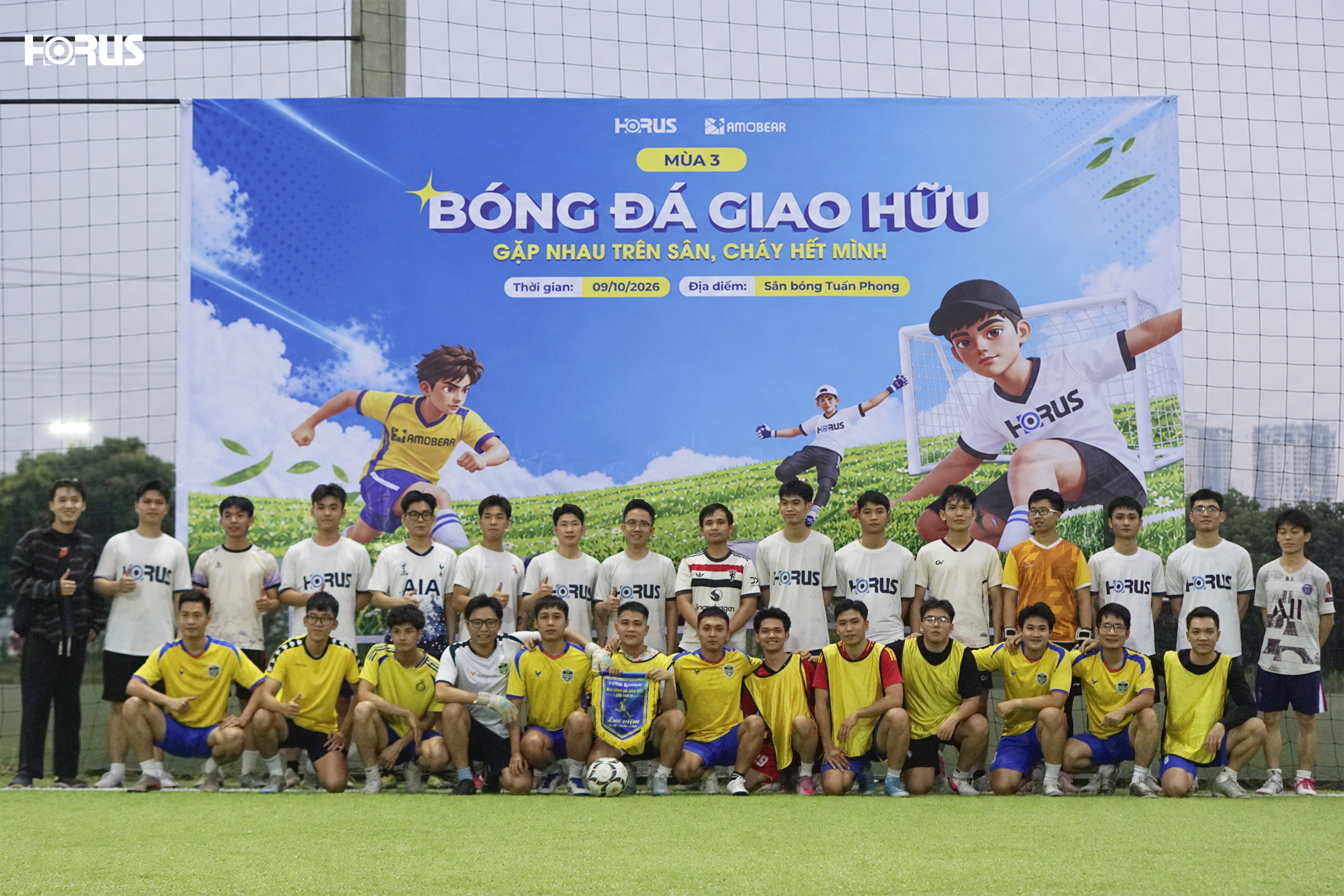 Horus x Amobear: Replay Game – Strengthening Connections Through Friendly Football Matches